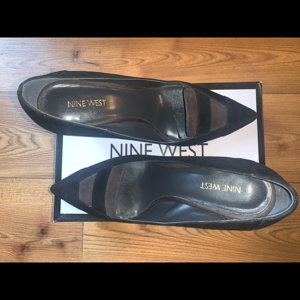 Black booty heels